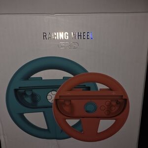 Racing Wheel Pair - Teal & Coral Steering Controllers